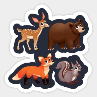 Forest Animals Sticker